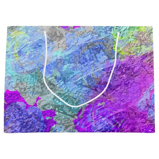 Abstracte kleuren 2 groot cadeauzakje (Voorkant)