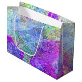 Abstracte kleuren 2 groot cadeauzakje (Voorkant Gekanteld)