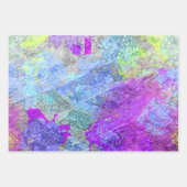 Abstracte kleuren 2 inpakpapier vel (Voorkant 3)