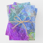 Abstracte kleuren 2 inpakpapier vel (In situ)