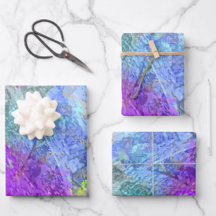 Abstracte kleuren 2 inpakpapier vel