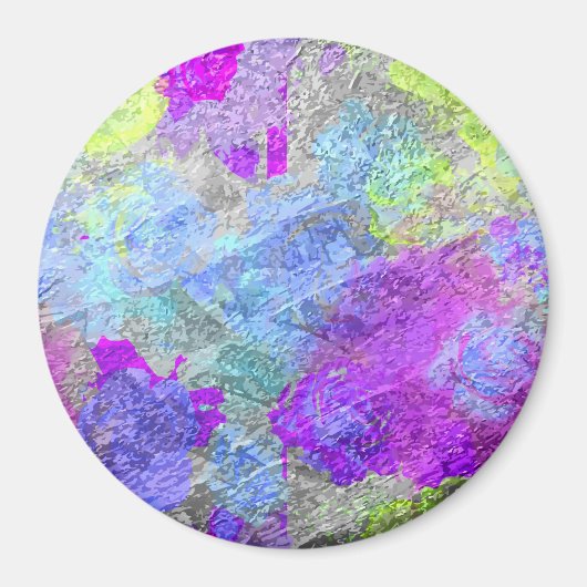 Abstracte kleuren 2 magneet (Voorkant)