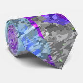 Abstracte kleuren 2 stropdas (Opgerold)