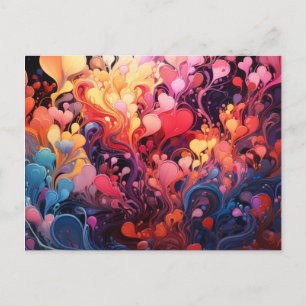Abstracte Kleuren Briefkaarten