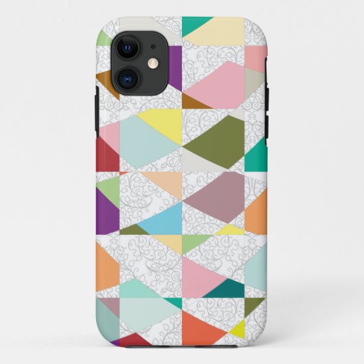 Abstracte kleuren Damask Case-Mate iPhone Case (Achterkant)