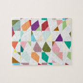 Abstracte kleuren Damask Legpuzzel (Horizontaal)