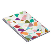 Abstracte kleuren Damask Notitieboek (Rechterzijde)