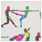 Abstracte kleuren dansen stof (Swatch)