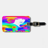 Abstracte Kleuren Droom Bagagelabel (Voorkant horizontaal)