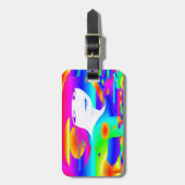 Abstracte Kleuren Droom Bagagelabel (Voorkant verticaal)