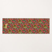 Abstracte kleuren en vormen op maat yogamat (Voorkant (horizontaal))