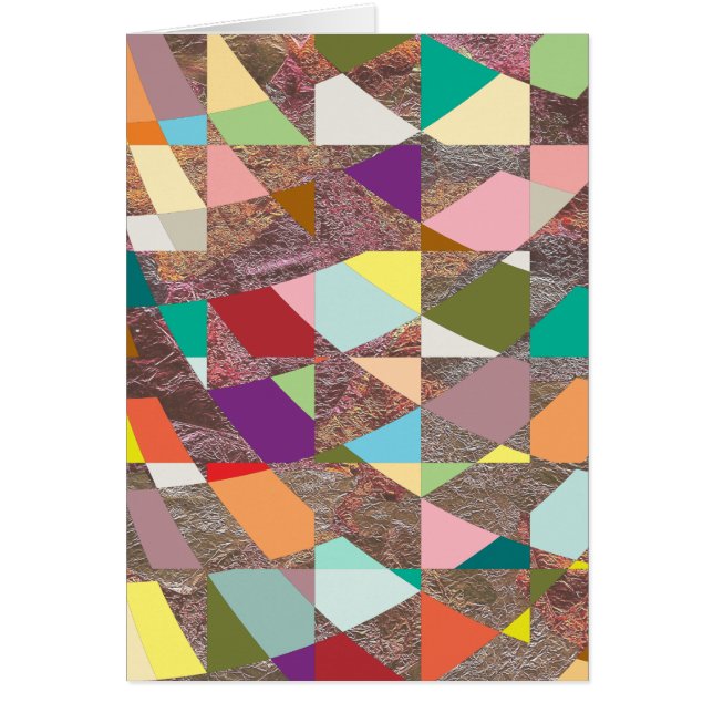 Abstracte kleuren Glitter (Voorkant)