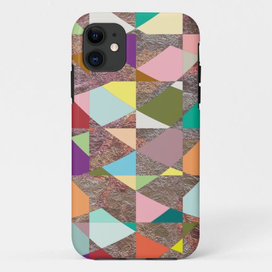 Abstracte kleuren Glitter Case-Mate iPhone Case (Achterkant)
