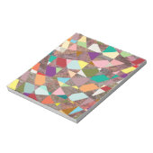 Abstracte kleuren Glitter Scrapbook Paper Notitieblok (Linkerzijde)
