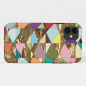 Abstracte kleuren Gold Foil Case-Mate iPhone Case (Achterkant (horizontaal))