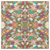 Abstracte kleuren Gold Foil Stof (Swatch)