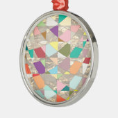 Abstracte kleuren Gold Metalen Ornament (Links)