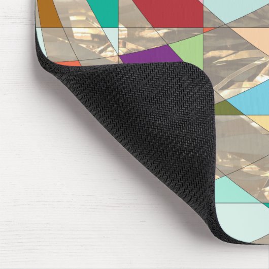 Abstracte kleuren Gold Muismat (Hoek)