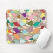 Abstracte kleuren Gold Muismat (Met muis)