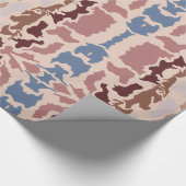 Abstracte kleuren mok cadeaupapier (Hoek)