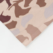 Abstracte kleuren mok  fleece deken (Hoek)