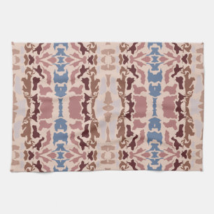 Abstracte kleuren mok  theedoek