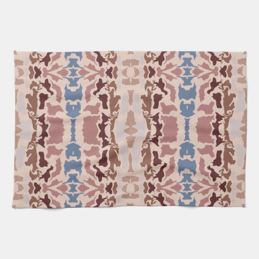 Abstracte kleuren mok theedoek (Horizontaal)