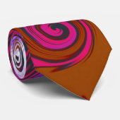 Abstracte kleuren pastel #3 stropdas (Opgerold)