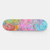 Abstracte kleuren persoonlijk skateboard (Horizontaal)
