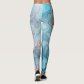 Abstracte kleuren, prachtige leggings (Achterkant)