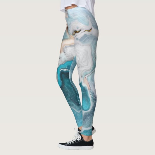 Abstracte kleuren, prachtige leggings (Links)