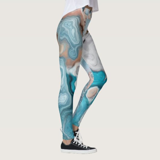 Abstracte kleuren, prachtige leggings (Rechts)