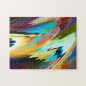 Abstracte kleuren Puzzle Legpuzzel (Horizontaal)