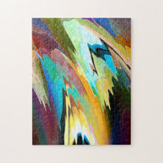 Abstracte kleuren Puzzle Legpuzzel