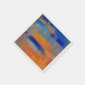 Abstracte kleuren schilderen #2 servet (Hoek)