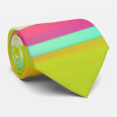 Abstracte kleuren stropdas (Opgerold)