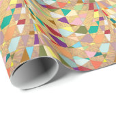 Abstracte kleuren Sun Burst Cadeaupapier (Rol Hoek)