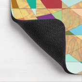 Abstracte kleuren Sun Burst Muismat (Hoek)