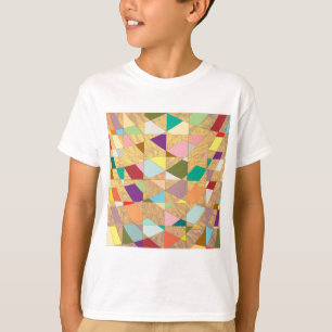 Abstracte kleuren Sun Burst T-shirt