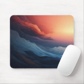 Abstracte kleuren Sunset Muismat (Met muis)