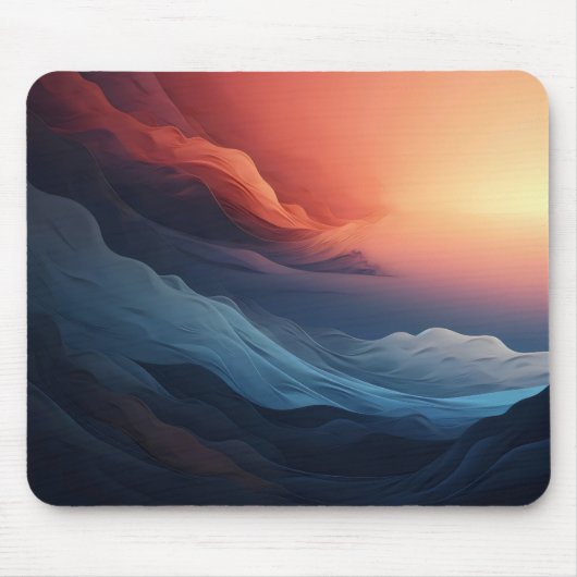 Abstracte kleuren Sunset Muismat (Voorkant)