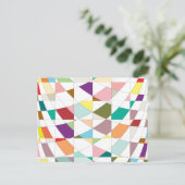 Abstracte kleuren — Tapestry Briefkaart (Staand voorkant)