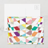 Abstracte kleuren — Tapestry Briefkaart (Voorkant / Achterkant)