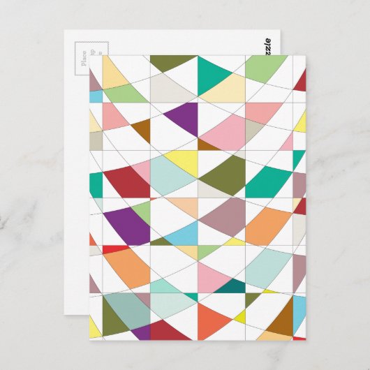 Abstracte kleuren — Tapestry Briefkaart (Voorkant / Achterkant)