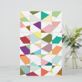 Abstracte kleuren — Tapestry Briefpapier (Staand voorkant)