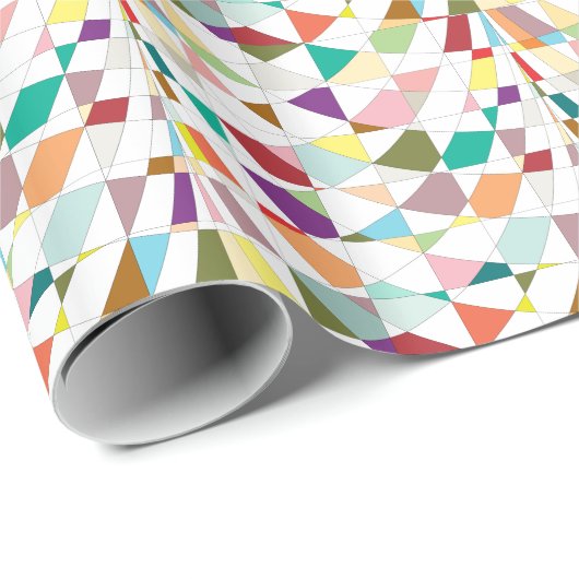 Abstracte kleuren — Tapestry Cadeaupapier (Rol Hoek)