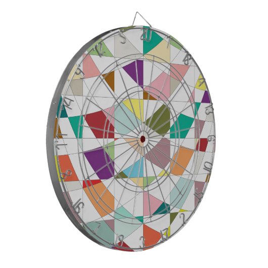 Abstracte kleuren — Tapestry Dartbord (Voorkant Links)