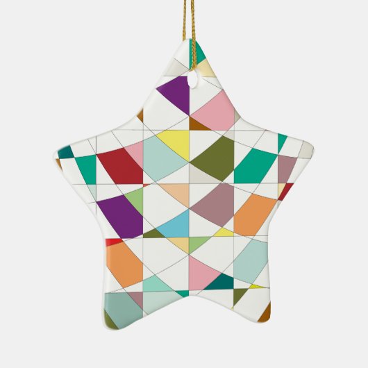 Abstracte kleuren — Tapestry Keramisch Ornament (Rechts)