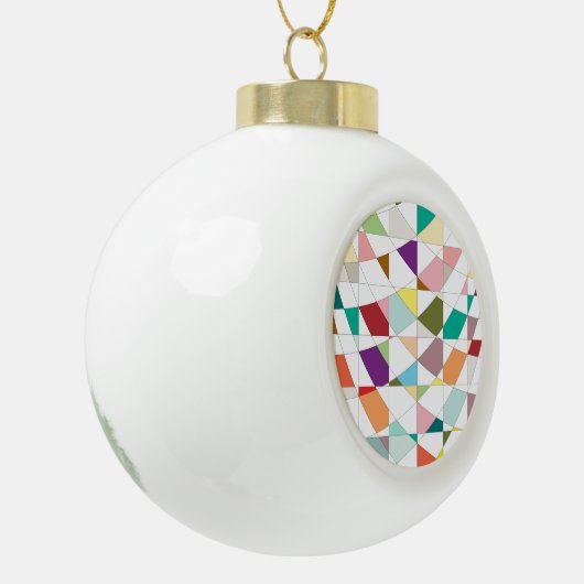 Abstracte kleuren — Tapestry Keramische Bal Ornament (Links)