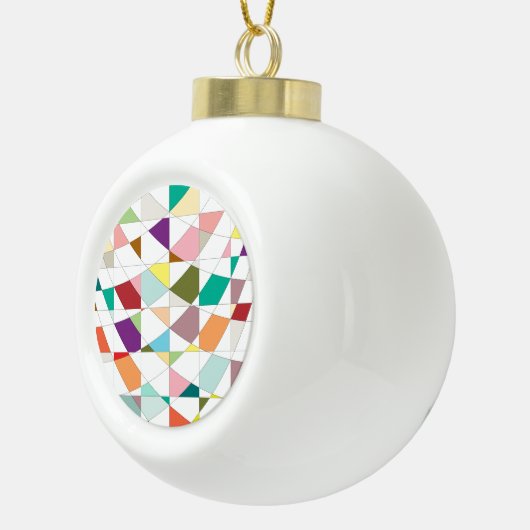 Abstracte kleuren — Tapestry Keramische Bal Ornament (Rechts)